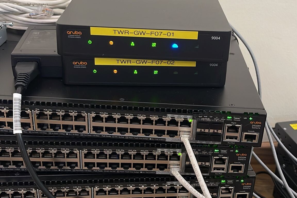 Remora Staging of Aruba Equipments